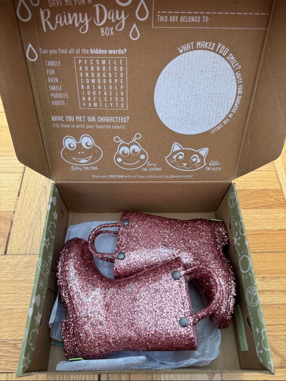 Western Chief Pink Rain Boots